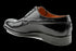 Black Patent Leather Derby Shoes, Leather Sole & Lining, Formal Lace-Up